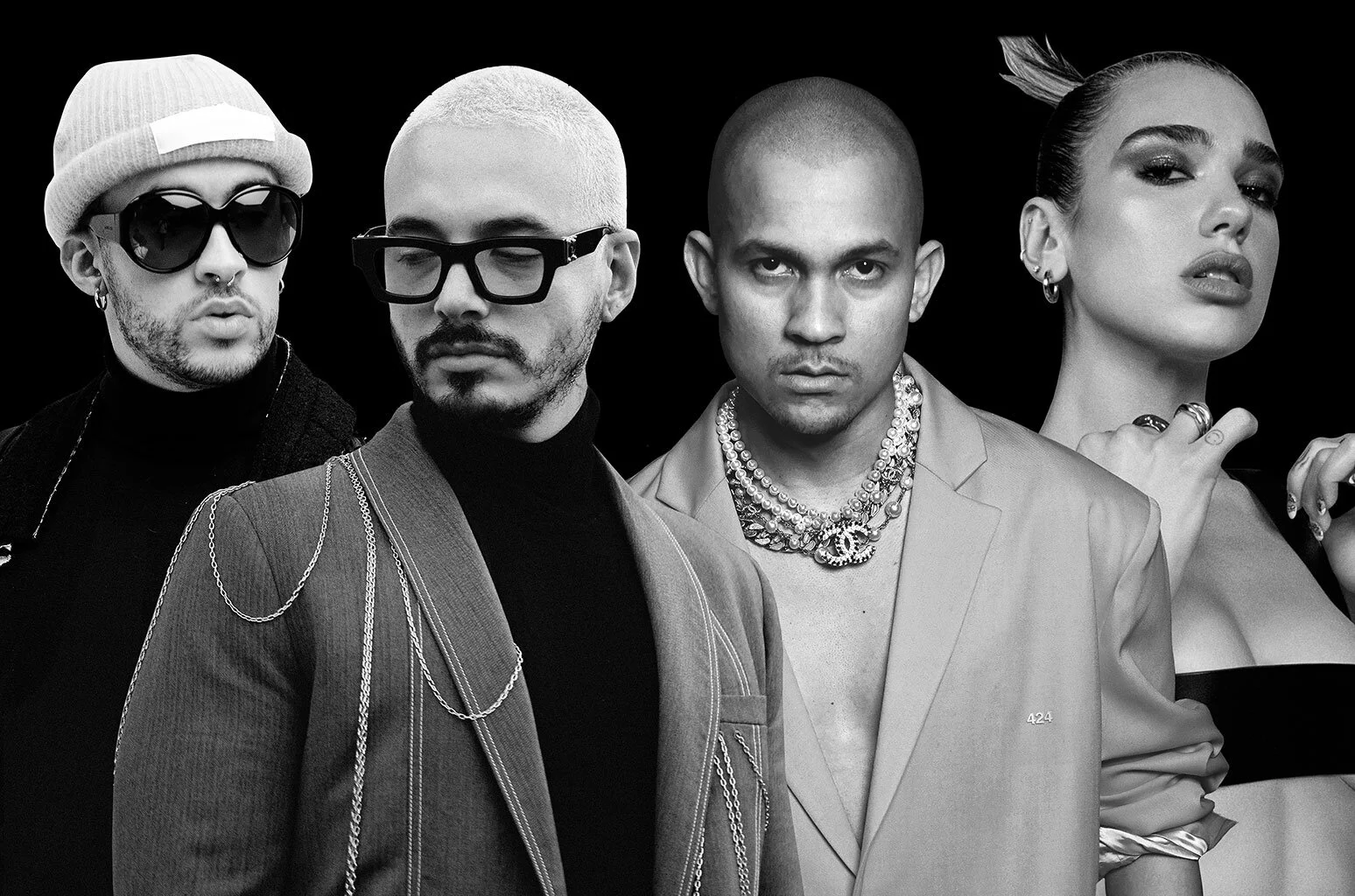 Tremenda colaboración; Dua Lipa, J Balvin, Bad Bunny y Tainy en "Un Dia"