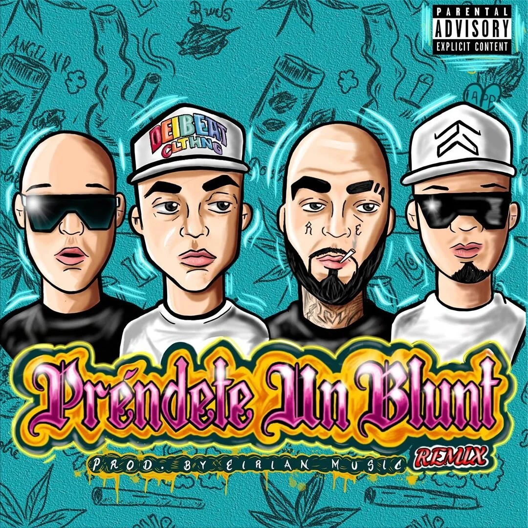 MC Davo arrasando con "Préndete Un Blunt Remix" junto a Dharius, C-Kan y Zimple