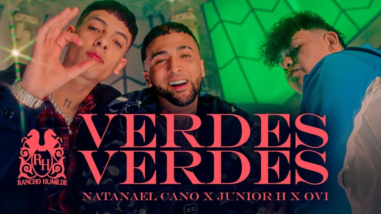 Natanael Cano, Junior H, Ovi - Verdes Verdes (Video Oficial)