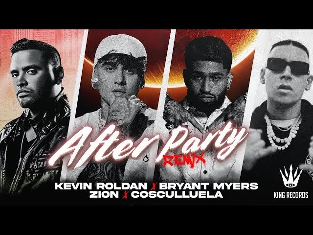 Kevin Roldan, Bryant Myers, Zion, Cosculluela - After Party Remix (Video Lyrics)