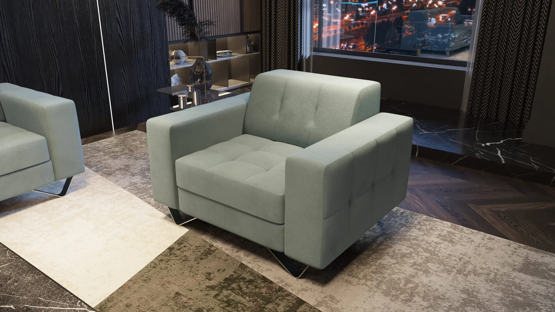 Fauteuil modulable VITORIA vert