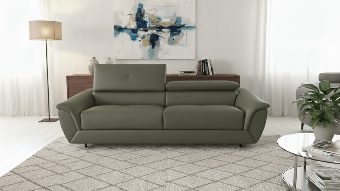 Canapé 2 Places LYLO convertible B a Z vert olive (Copy)