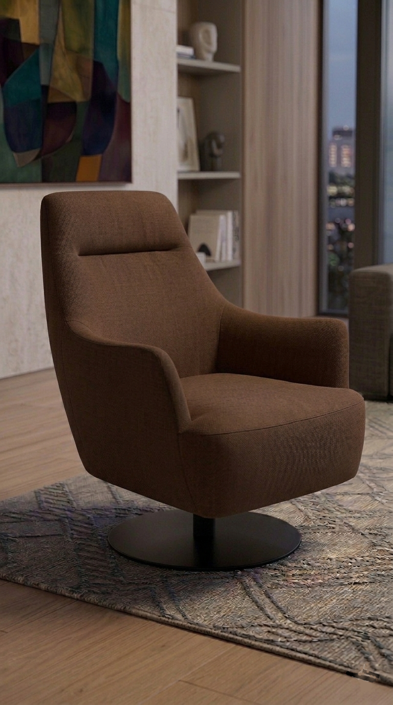 Avantime Fauteuil  marron .png