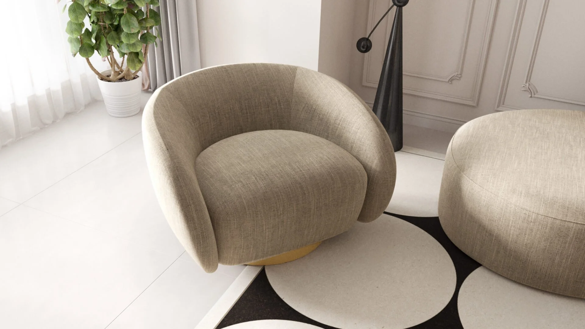 Fauteuil Symphonie design contemporain