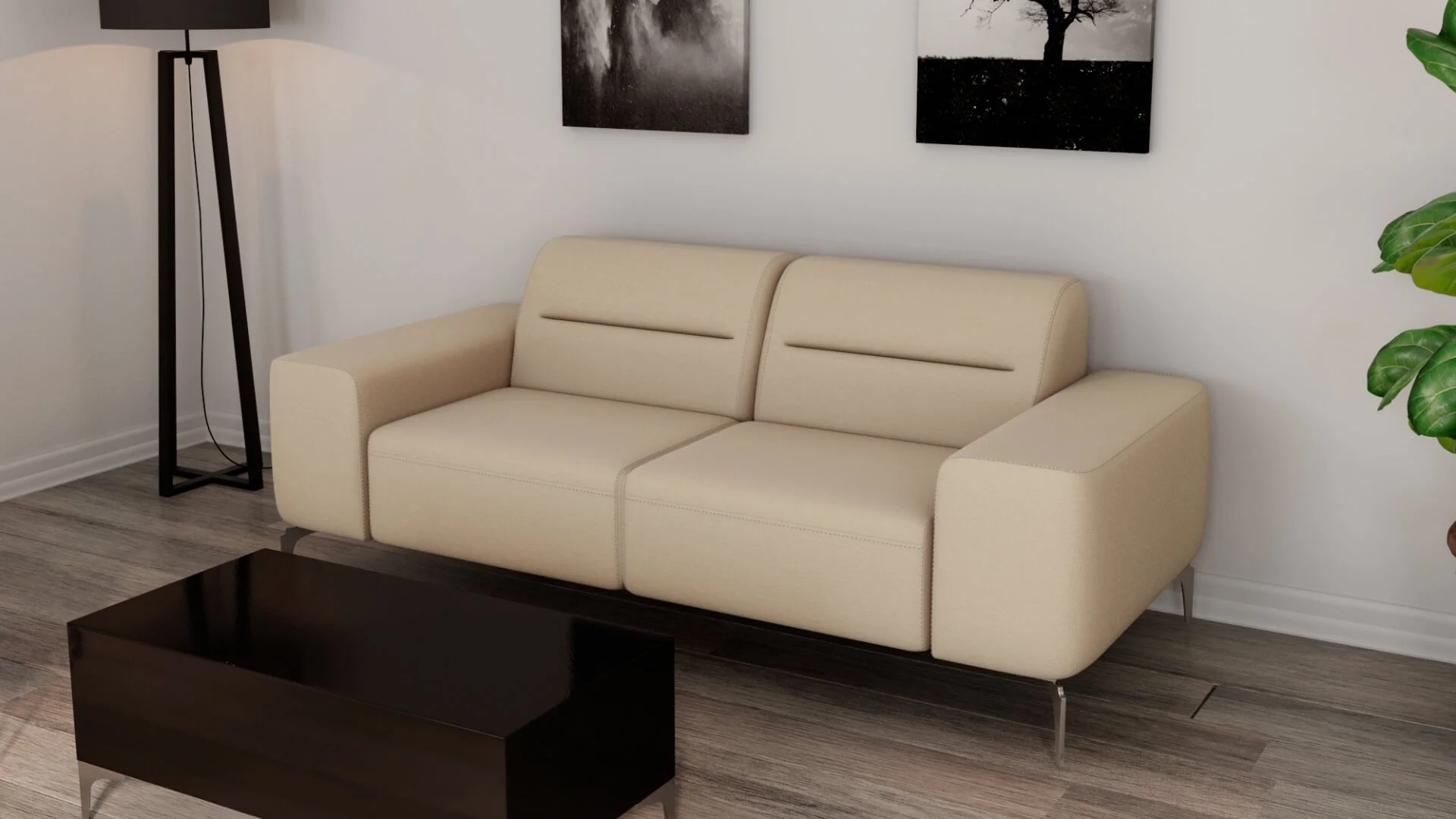 Canapé 2 places ULTRA, le confort avant tout.