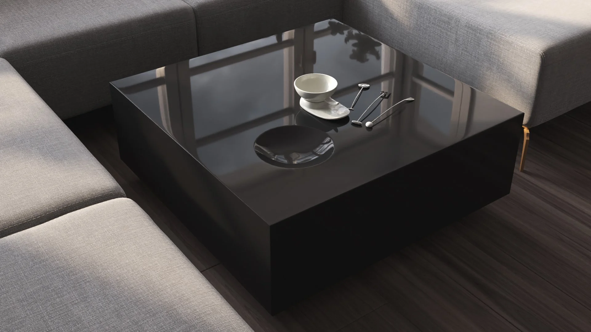 Table basse MILAN design minimaliste