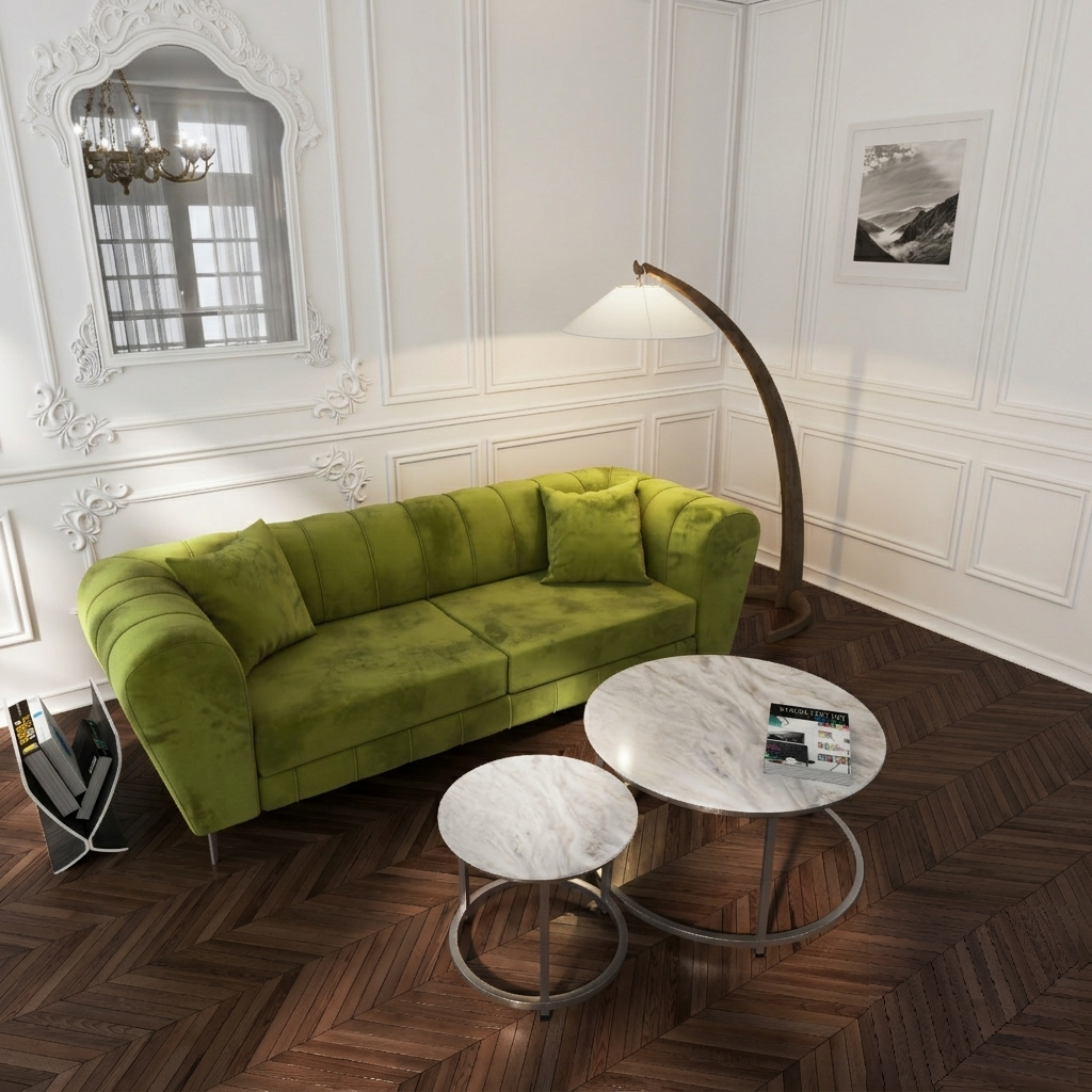 DESIR canapé 3 places vert olive.png