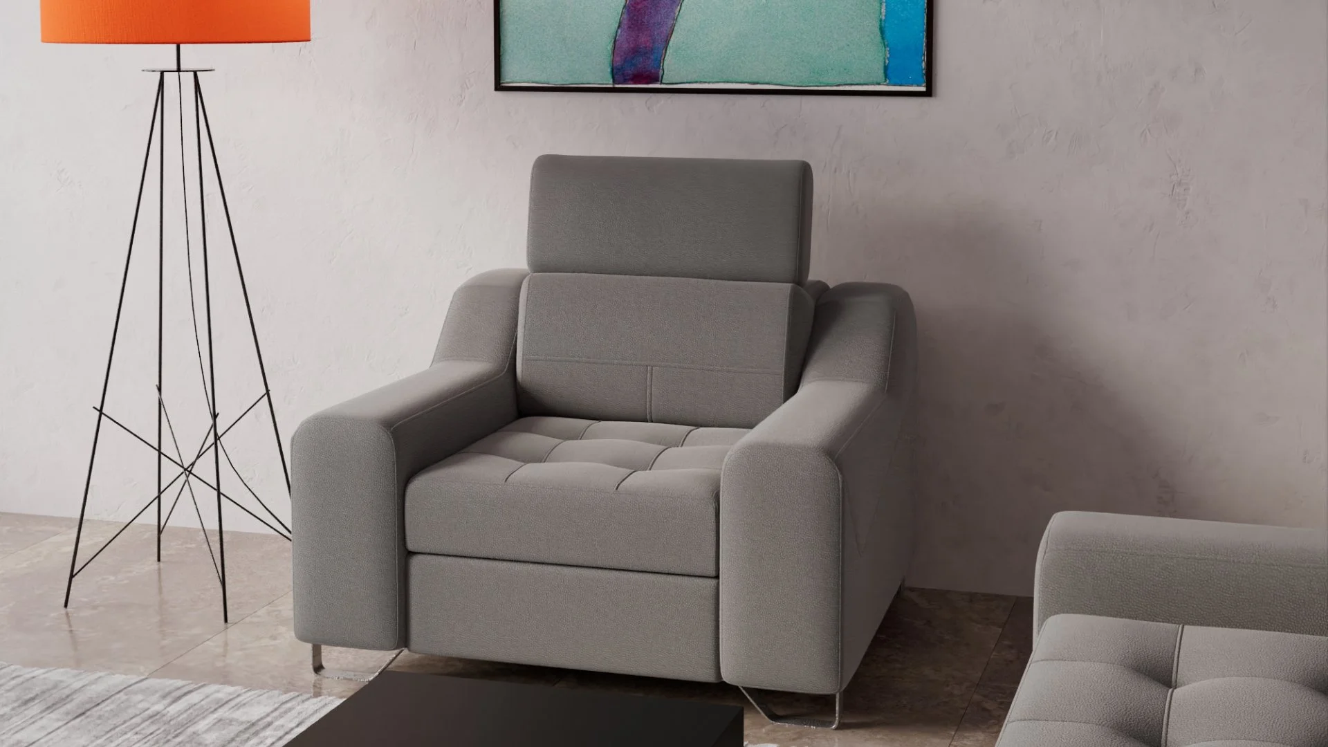 FAUTEUIL AVEC TETIERE modulable