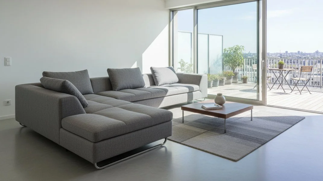 Canapé d'angle DUOMO format minimaliste