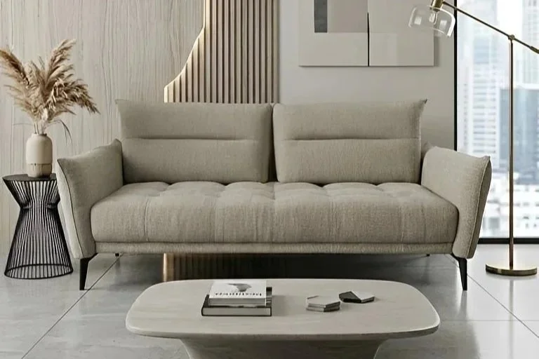 HANAH Canapé 2 places, système de dossier movable pour un plus grand confort