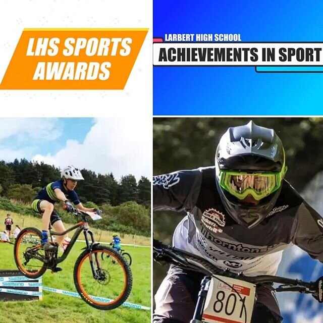 Cameron Archibald and Ryan Brannen are recognised for Achievement in Sport at the 2020 Larbert High School Sports Awards 🎉