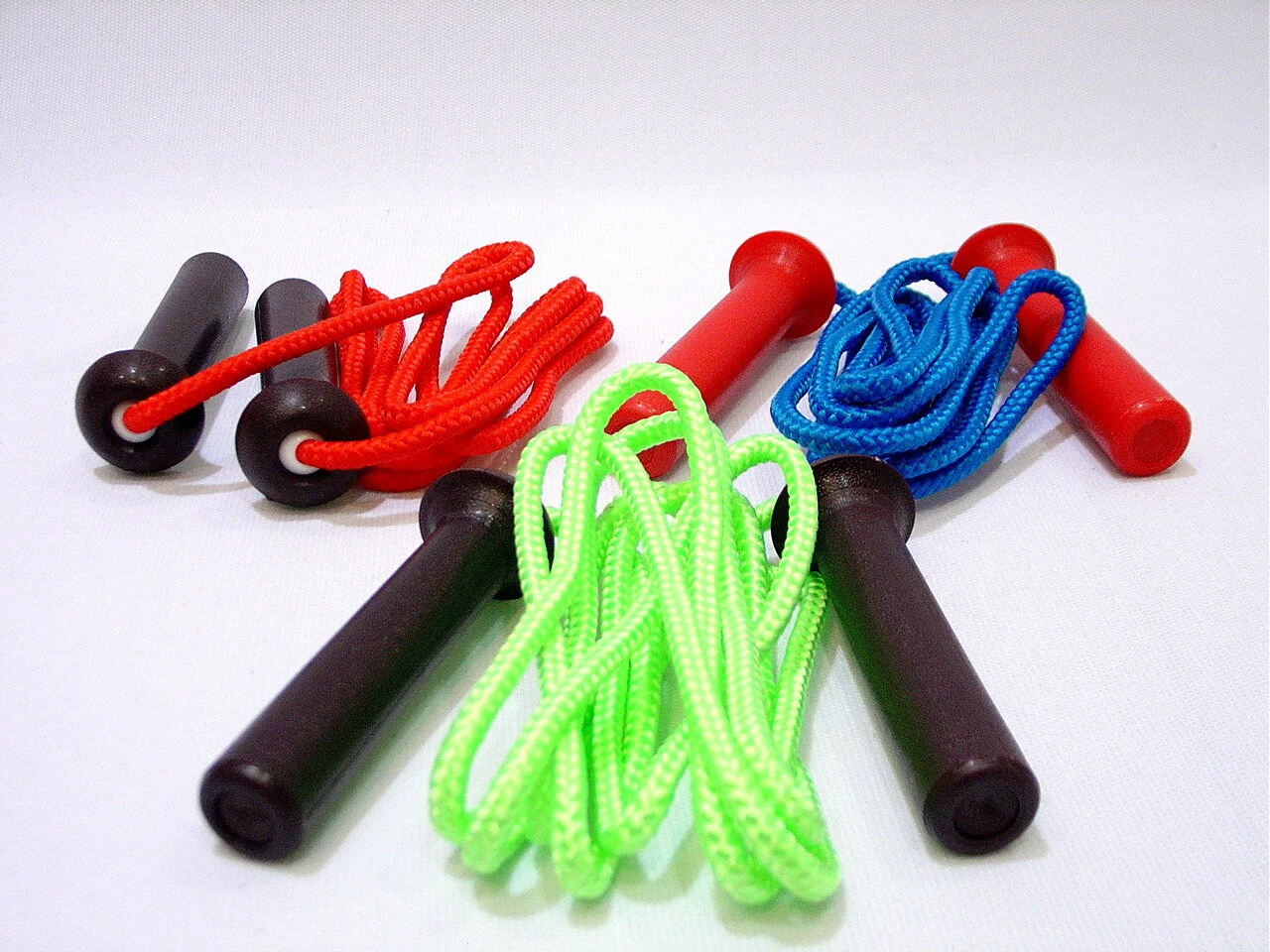 Deluxe Nylon Jump Ropes w/ Plastic Handles