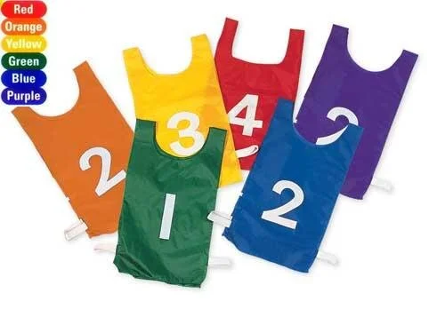 Nylon Pinnies - Numbered Set