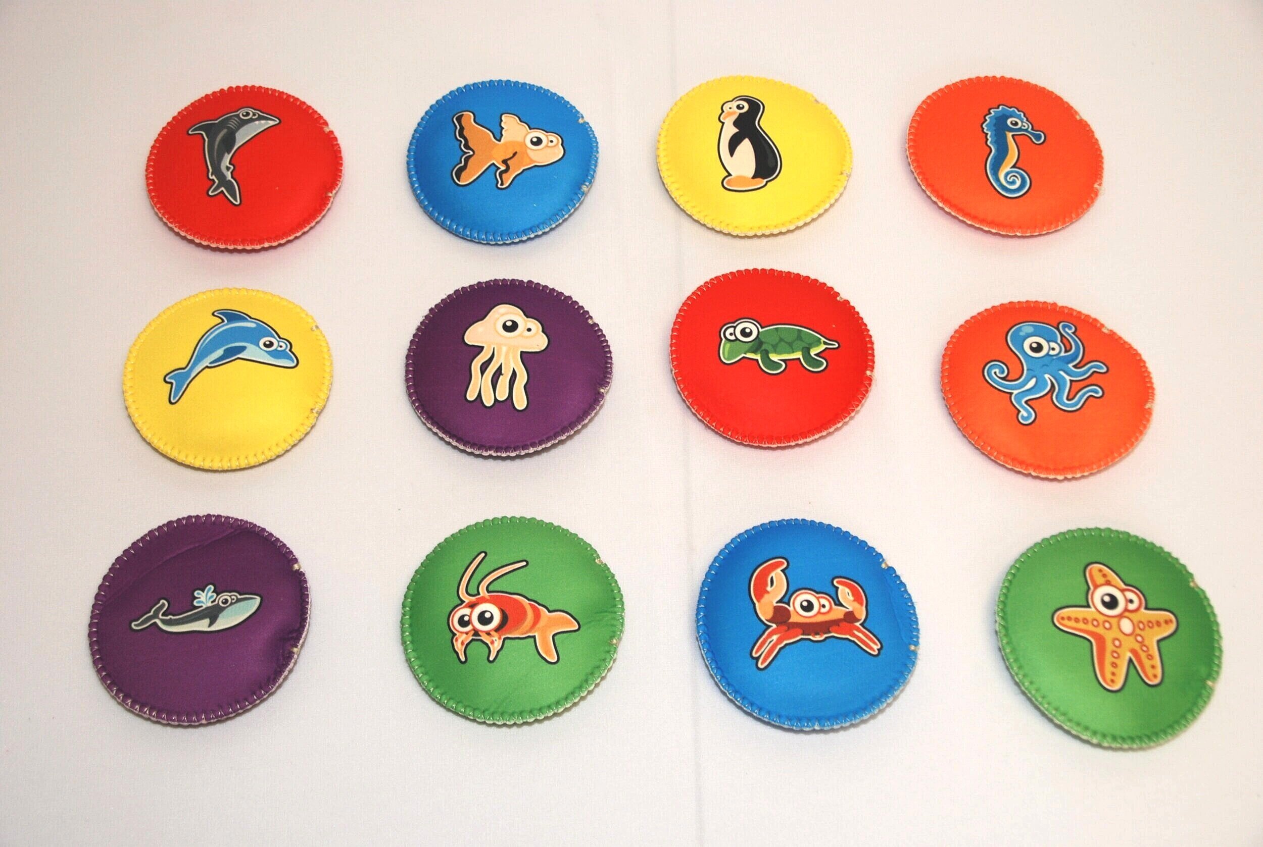 Marine Animal Beanbags Set