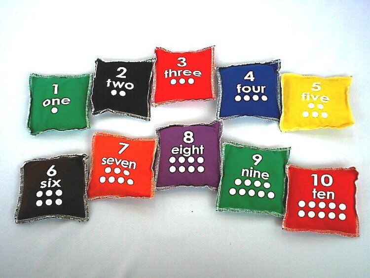 Beanbags Set - Numbers