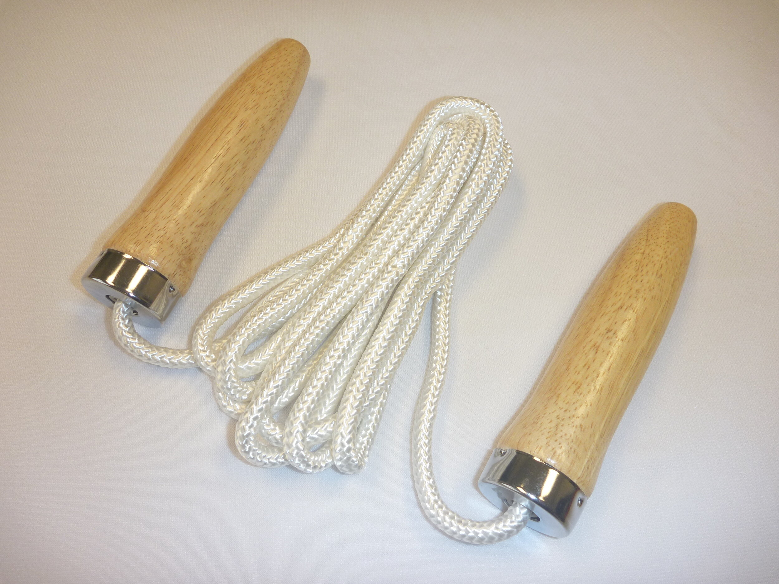 Nylon Jump Ropes w/ Wooden Handles