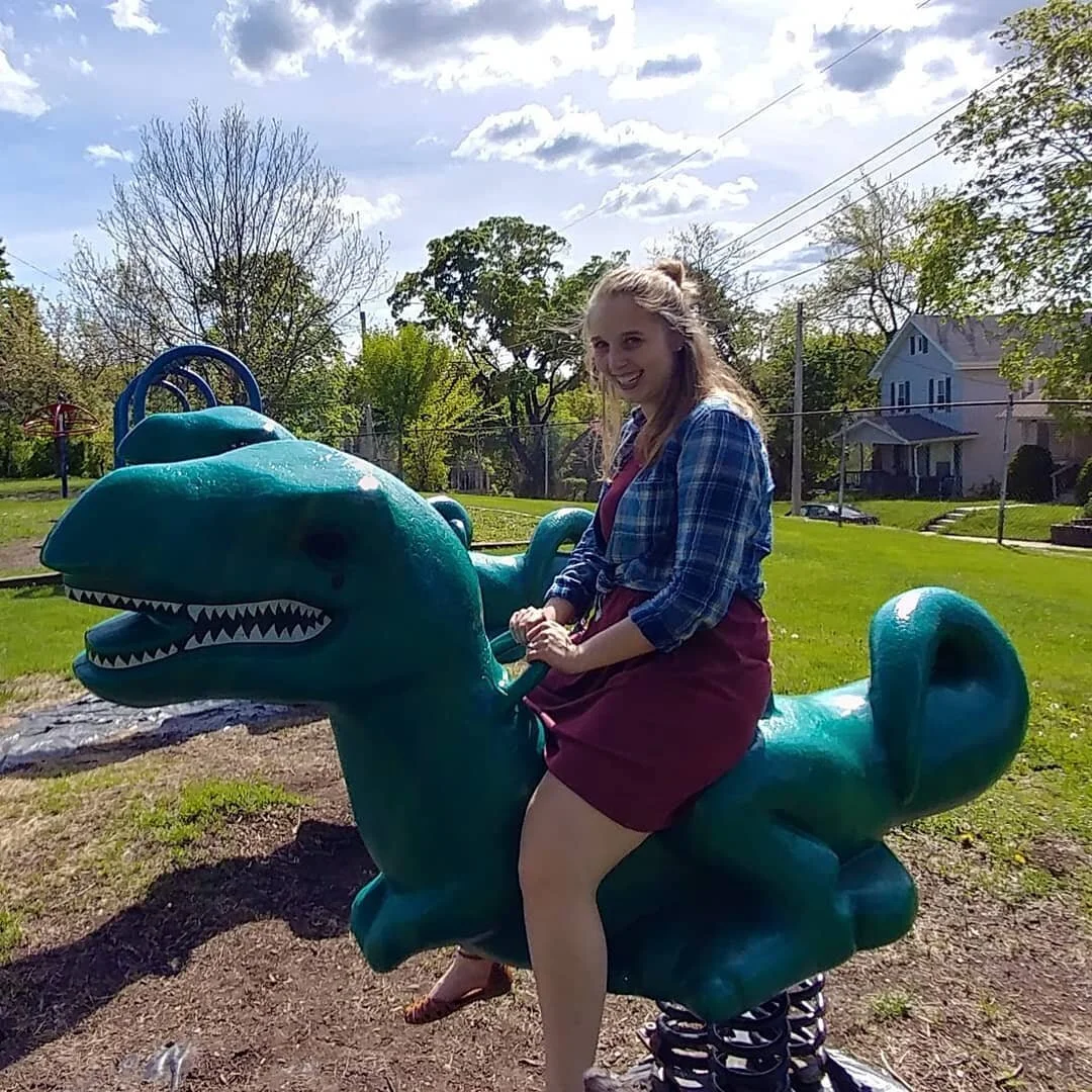 There's a new poem up on my blog, so be sure to check it out! (Link in bio.) Also, I'd like to add that I couldn't get that Eastbound plane ticket, so I took a T-Rex instead.