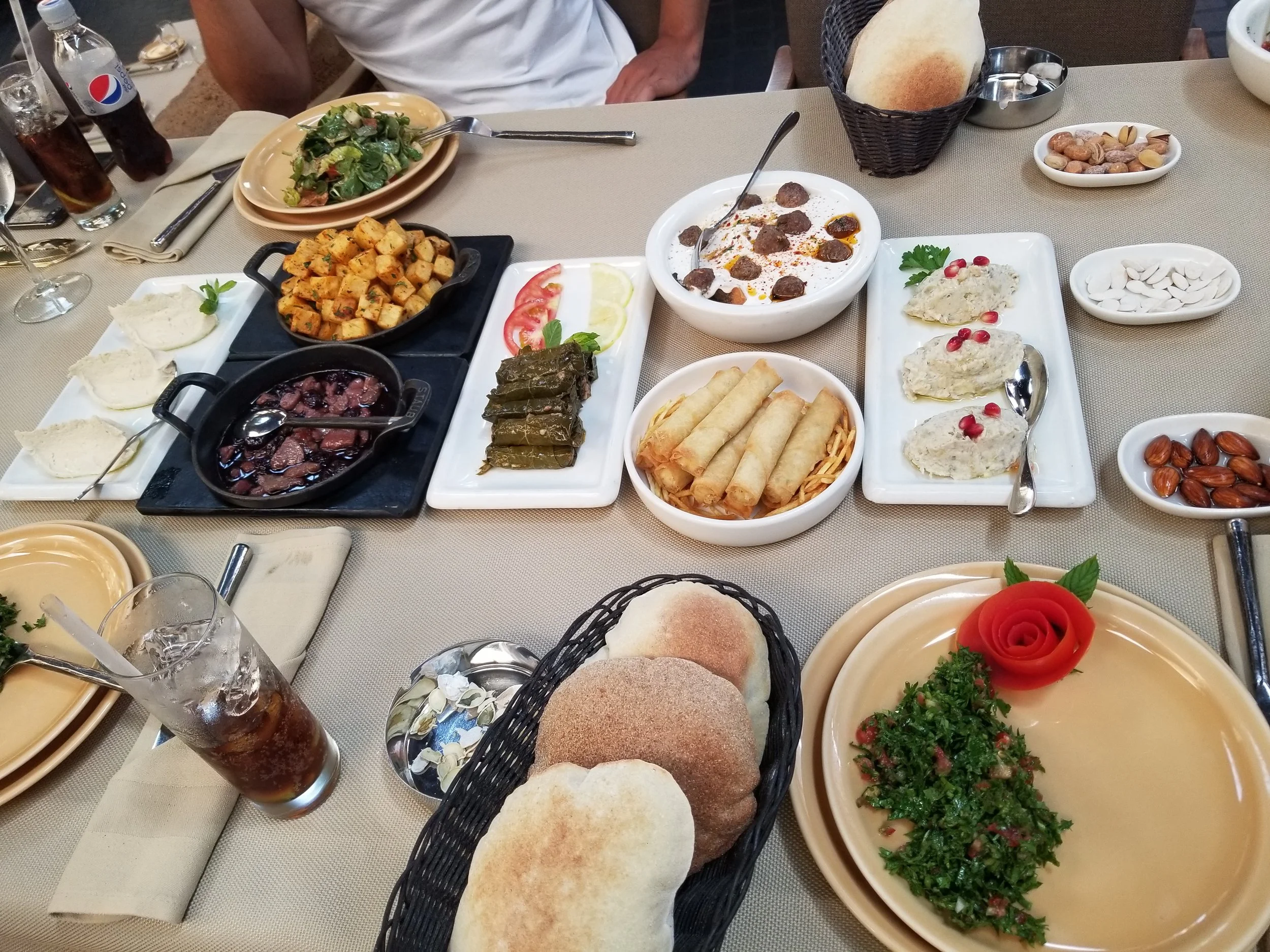  Mezze is the best way to eat. Grateful for the opportunities to make connections with new friends! 