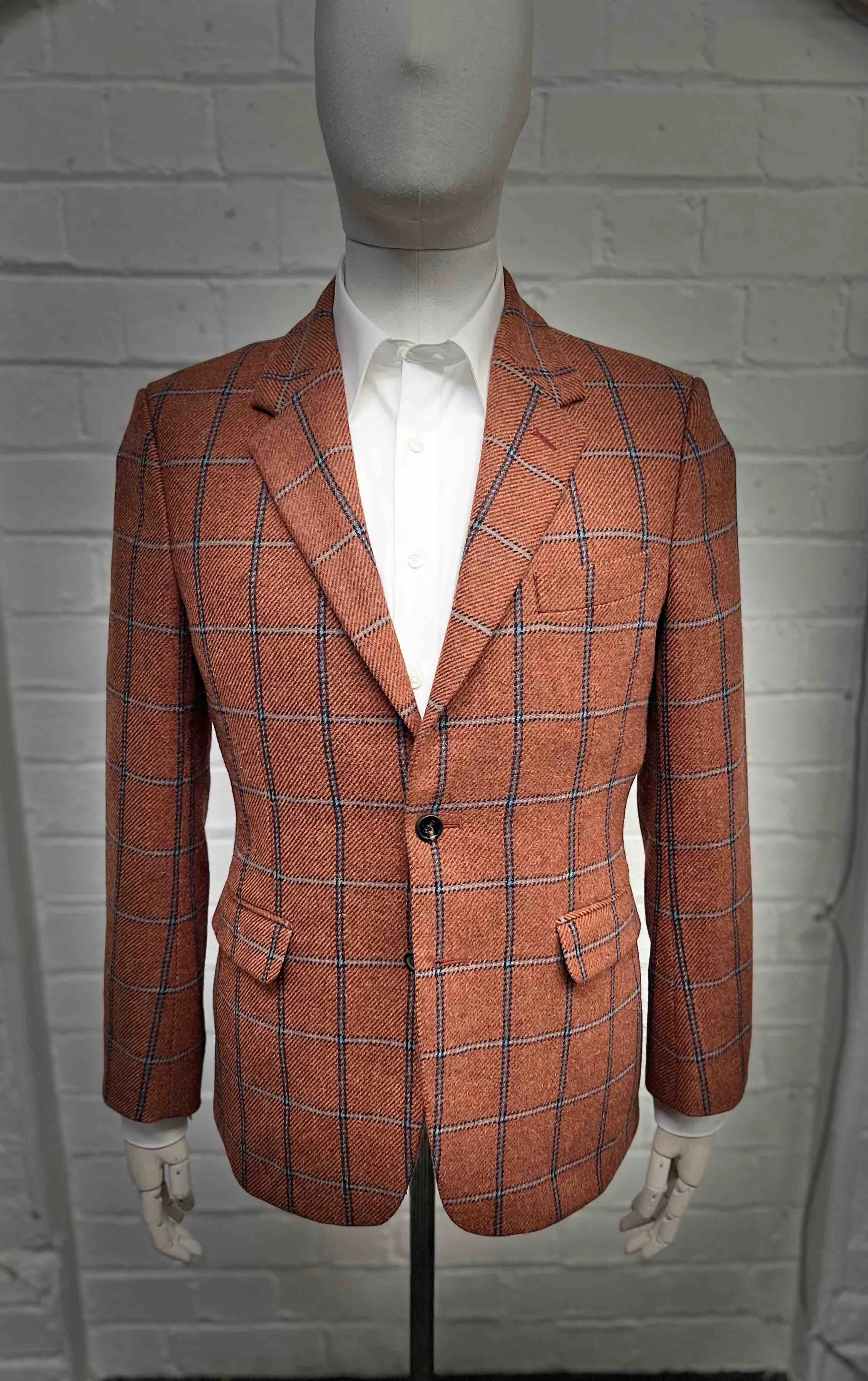 Mens Wool Tweed Windowpane Jacket.jpg