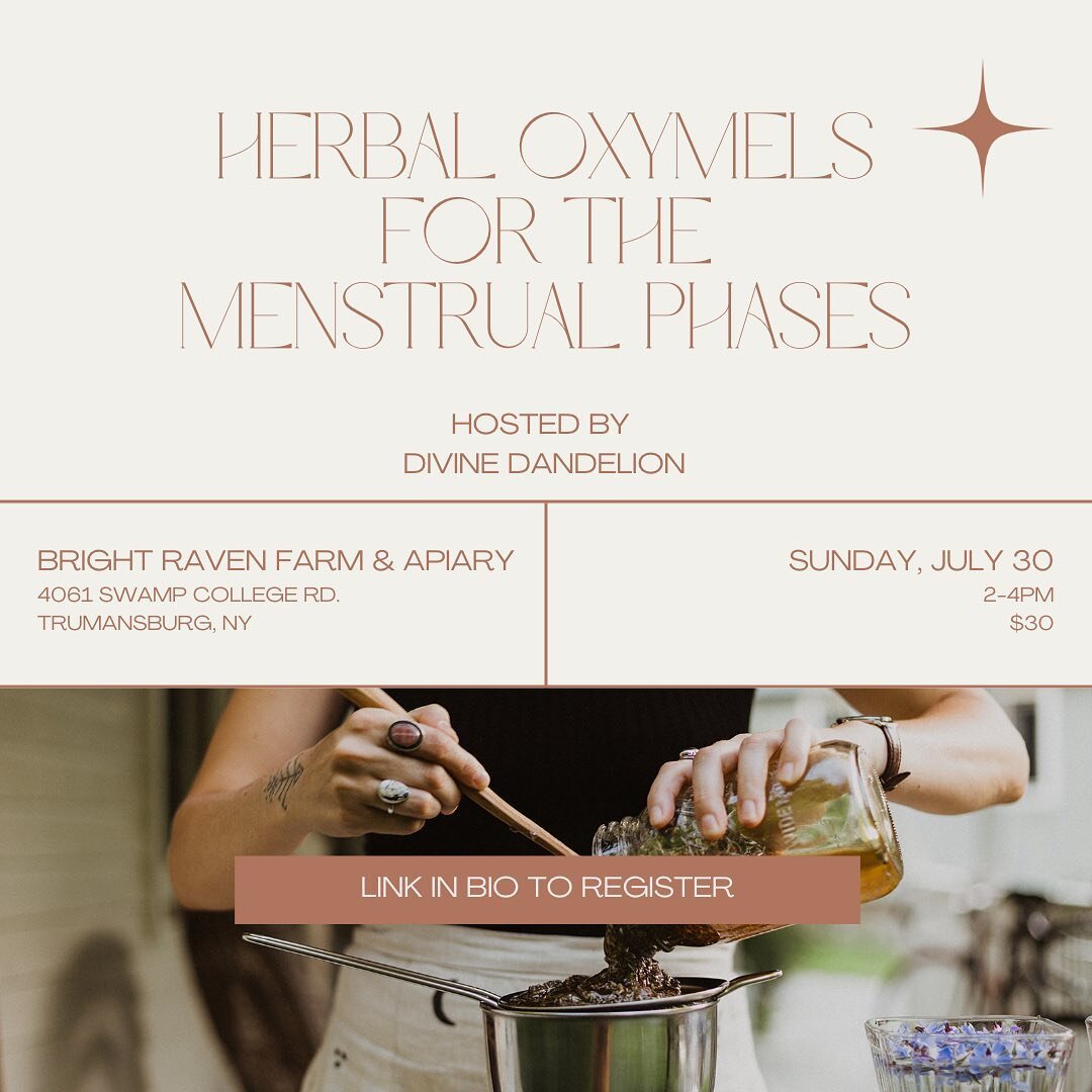 Hosting a fun class @honeybeeembassy that the sweetest @zoewmiller has facilitated! I am *really* excited for this ~ sign up soon, I think it&rsquo;ll be a popular one!🌸🌹🪻🌼🌱🌾

Herbal oxymels have been used for centuries - a sweet and sour herba