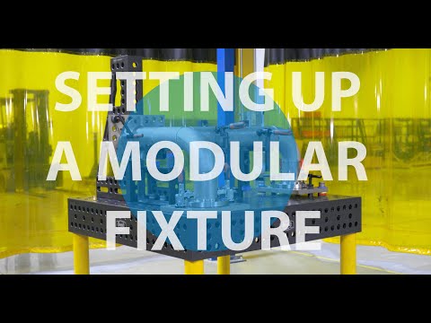 Bluco - Modular Fixturing Setup on a 3D Welding Table