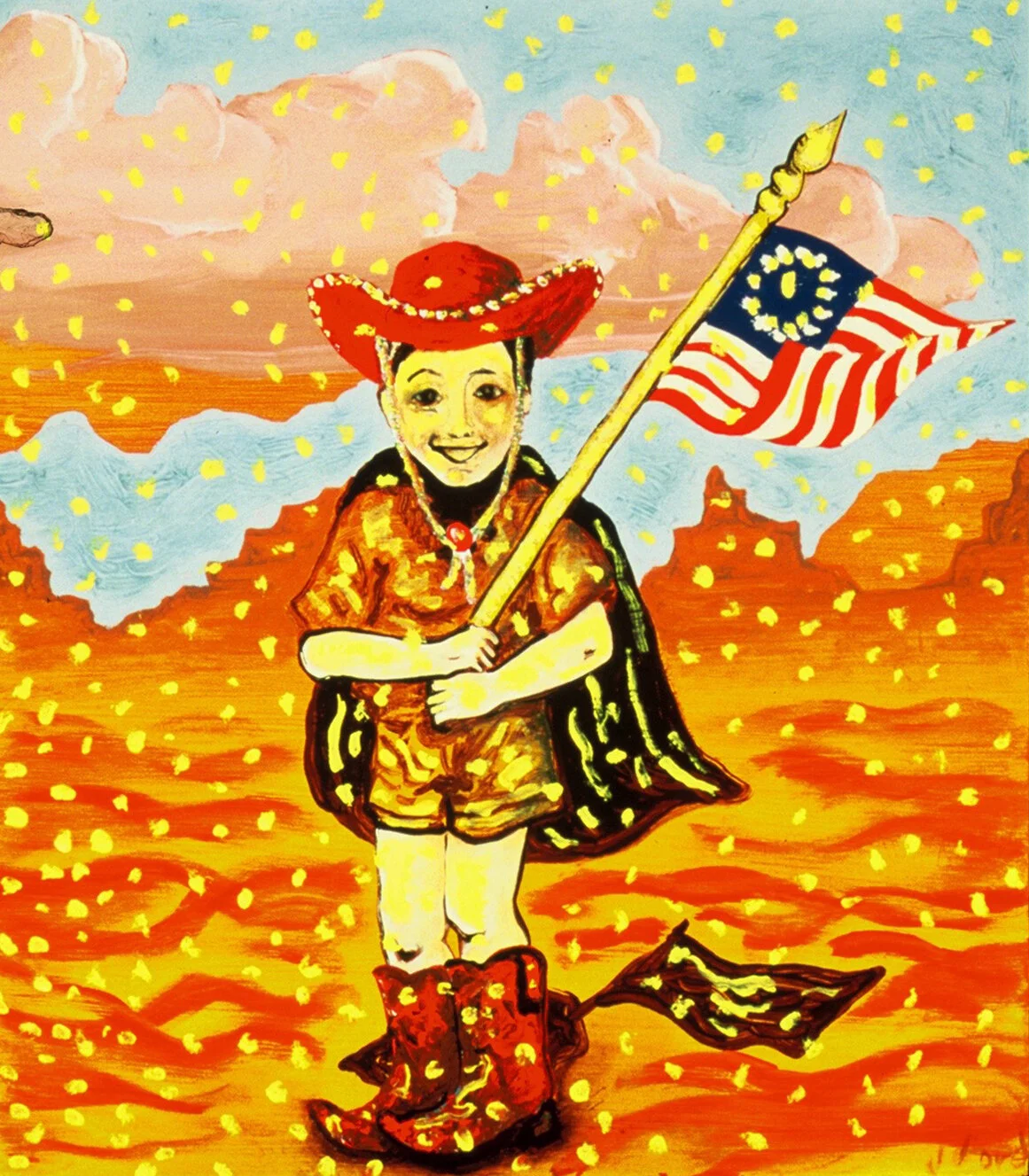 Patriot
oil on canvas / 16 x 10” / 2001 (Sold)