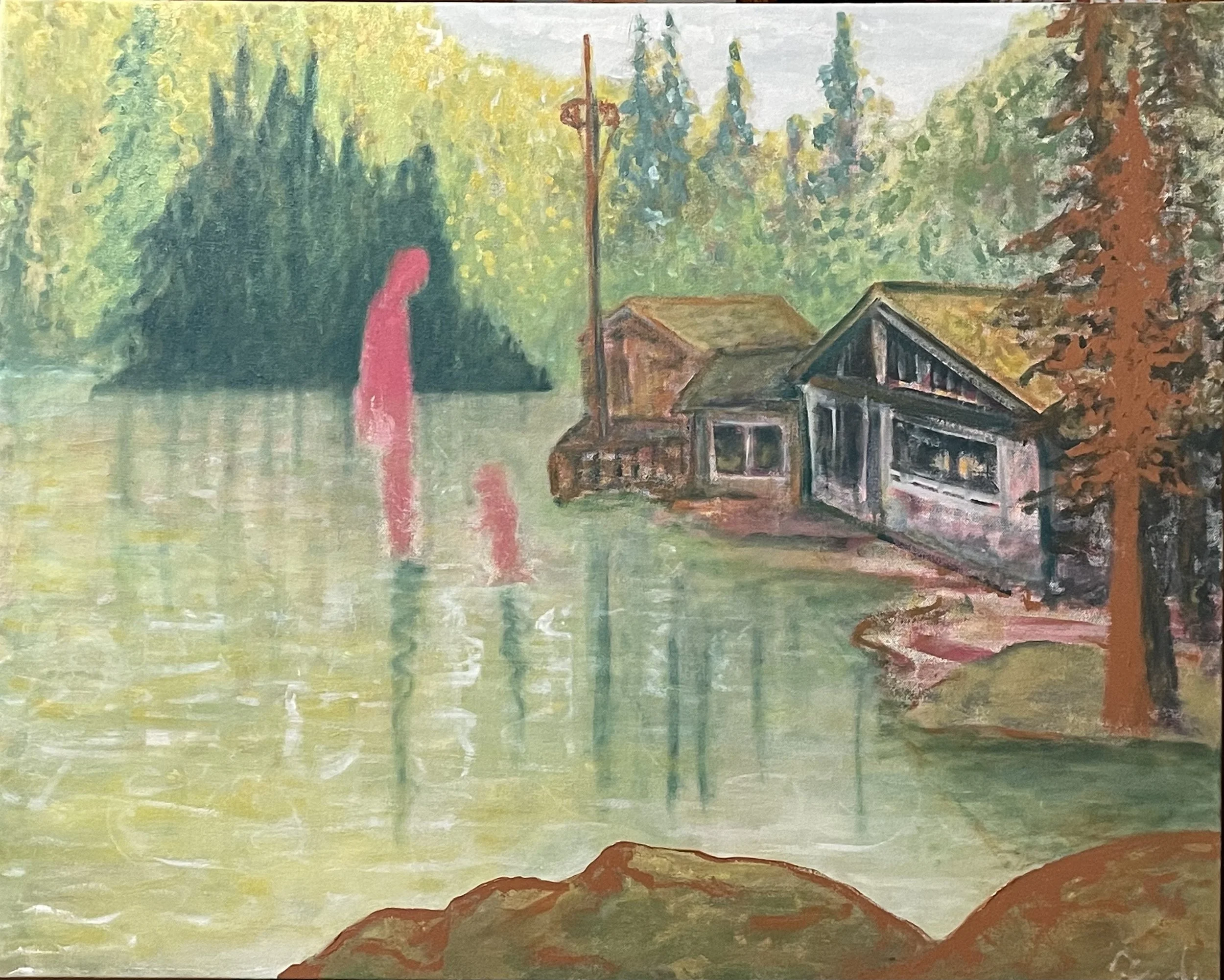  Visitors   
oil on canvas / 24 x 30“ / 2024