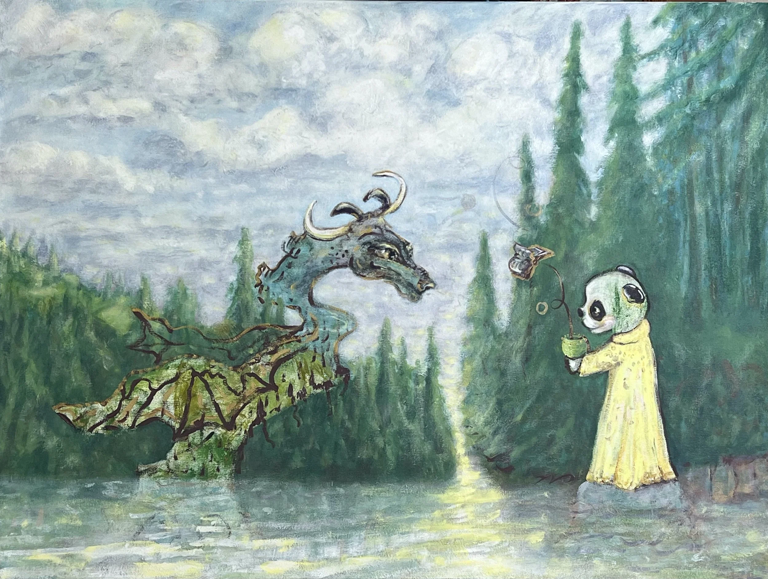   The Gambler   
oil on canvas / 30 x 40" / 2024