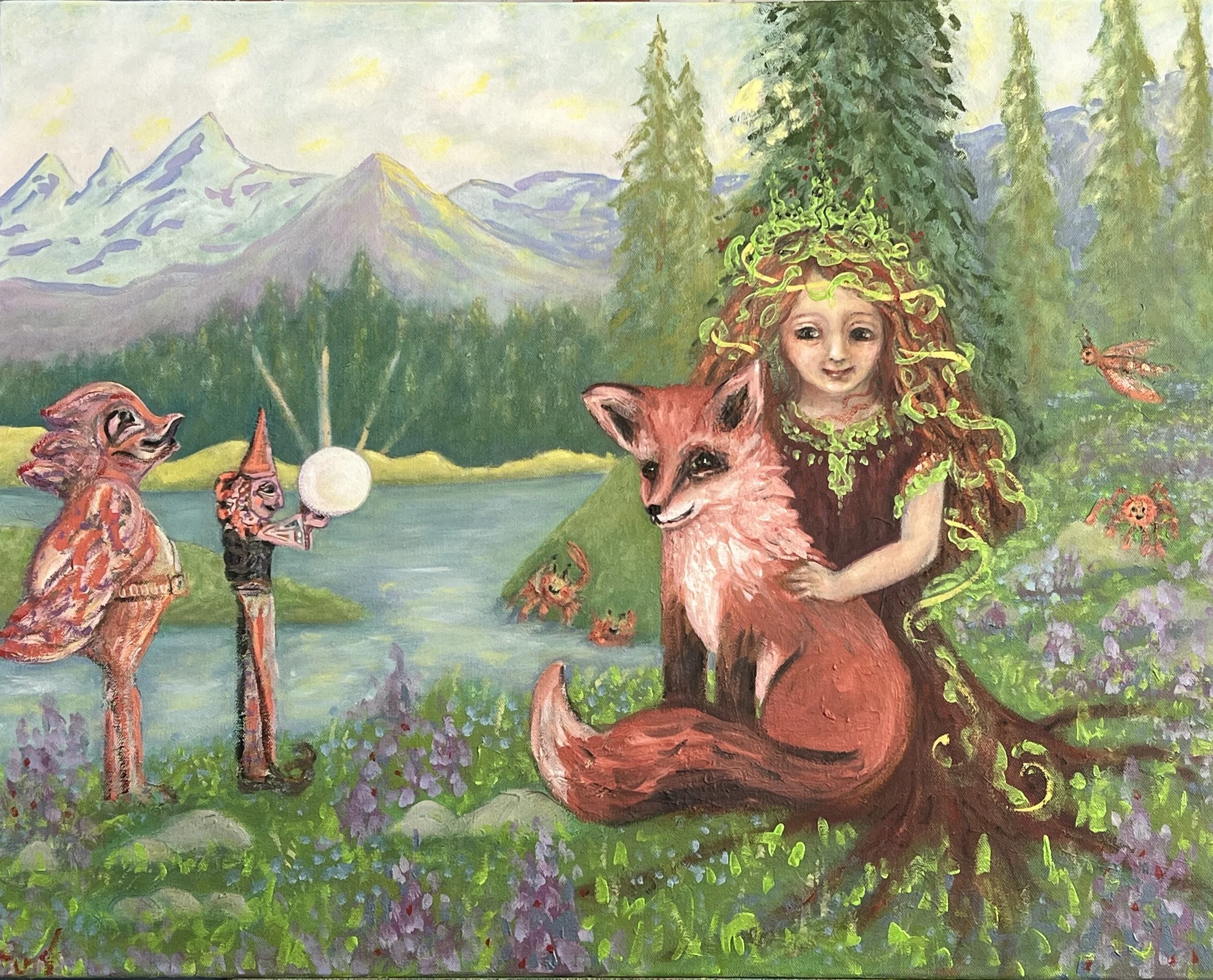   Tea Time   
oil on canvas / 24 × 30“ / 2025