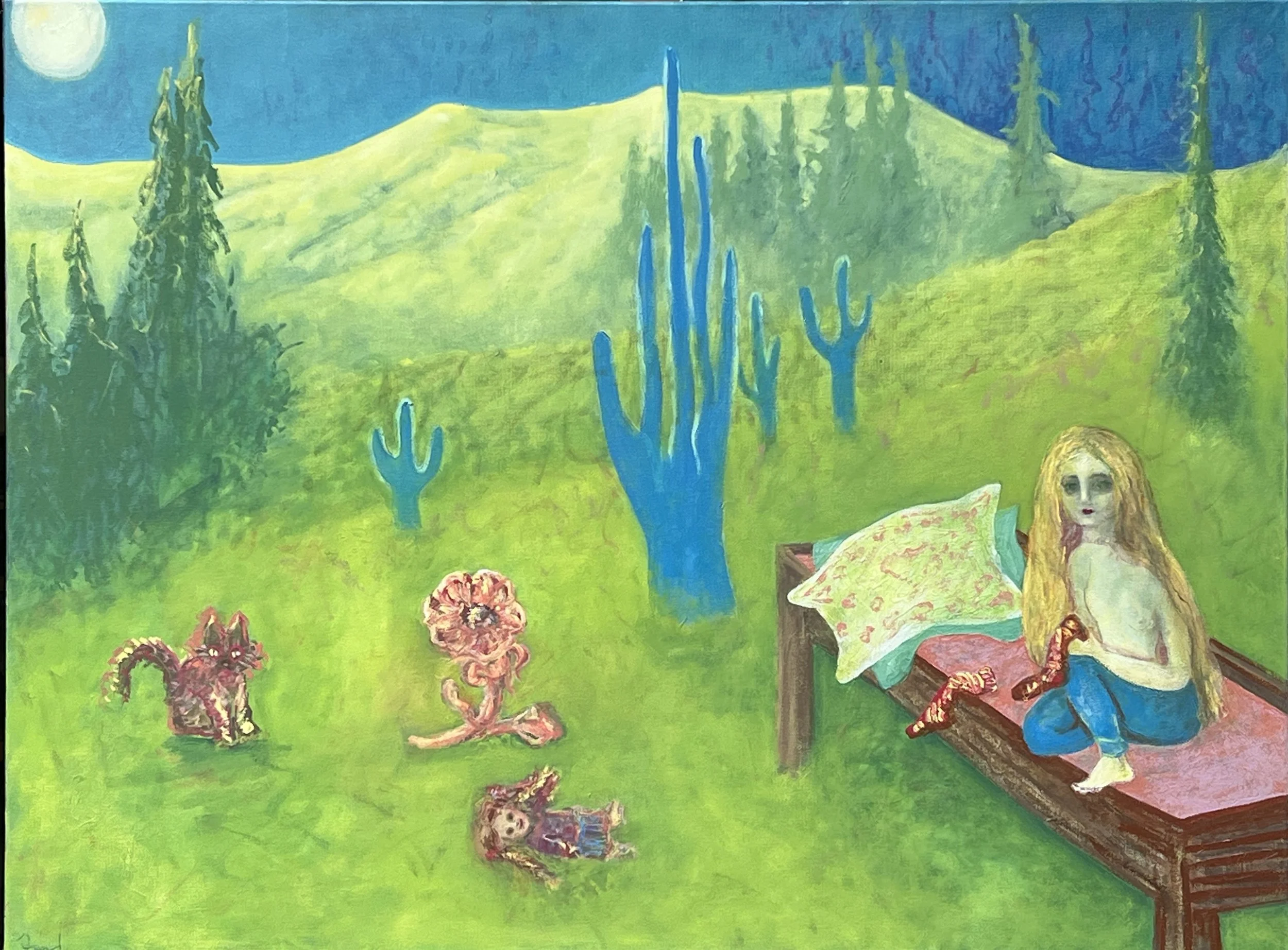   Start-Over   oil on canvas / 30 × 40" / 2025