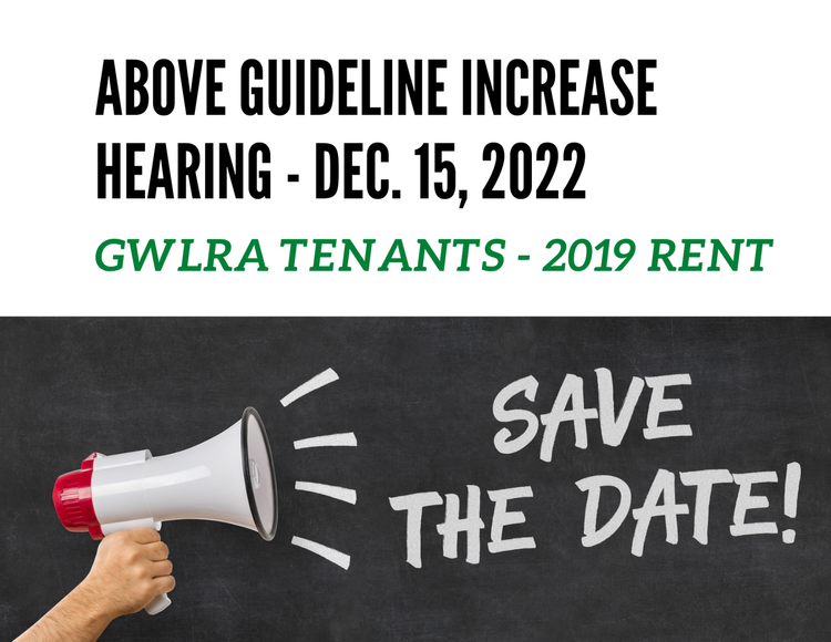 GWLRA AGI Case Management Hearing on Dec. 15, 2022
