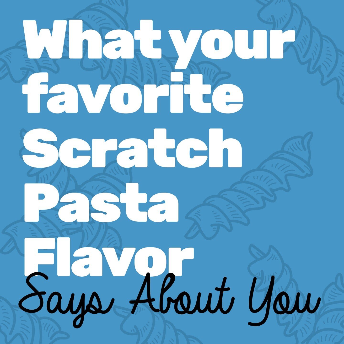 Part 2: Which flavor are you? 🤎💙💚❤️

#scratchpasta #noodsareforsharing #pastapersonalities #pasta #shoplocal #shopsmall #lynchburgva
