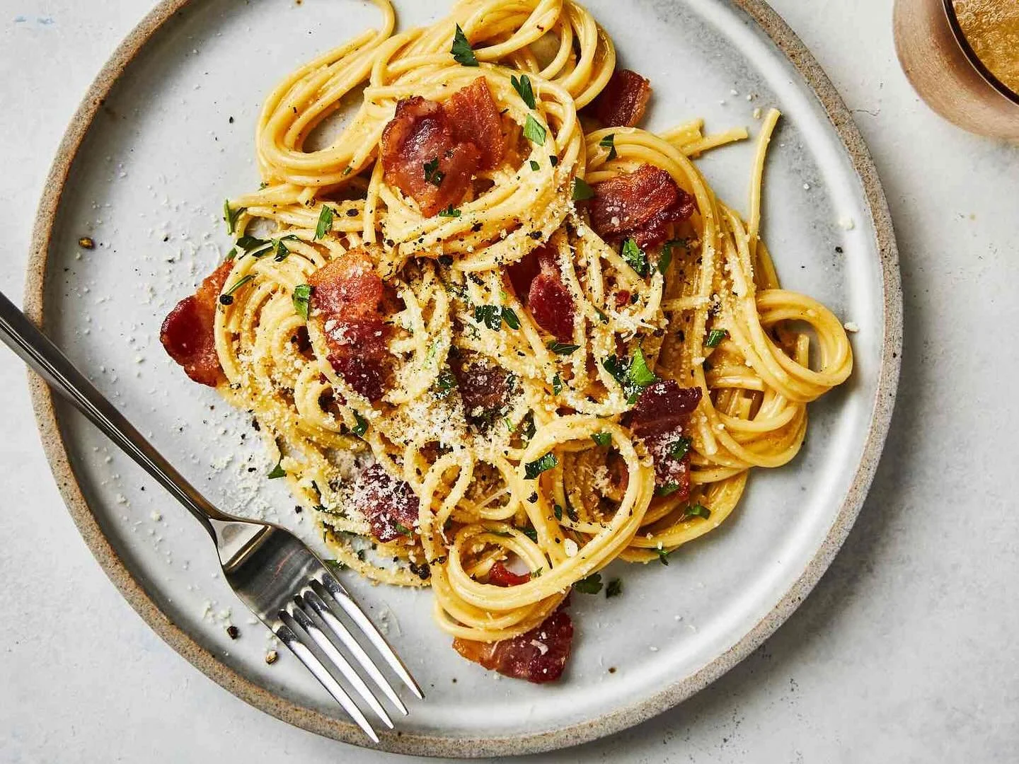 Not sure what your dinner plans are yet? This weekend meal day is the one for you! Today through Sunday, for $25, you get all of these staples for the perfect Spaghetti Carbonara:

-1 pound of fresh spaghetti
-4 large eggs
-1/2 cup freshly grated pec