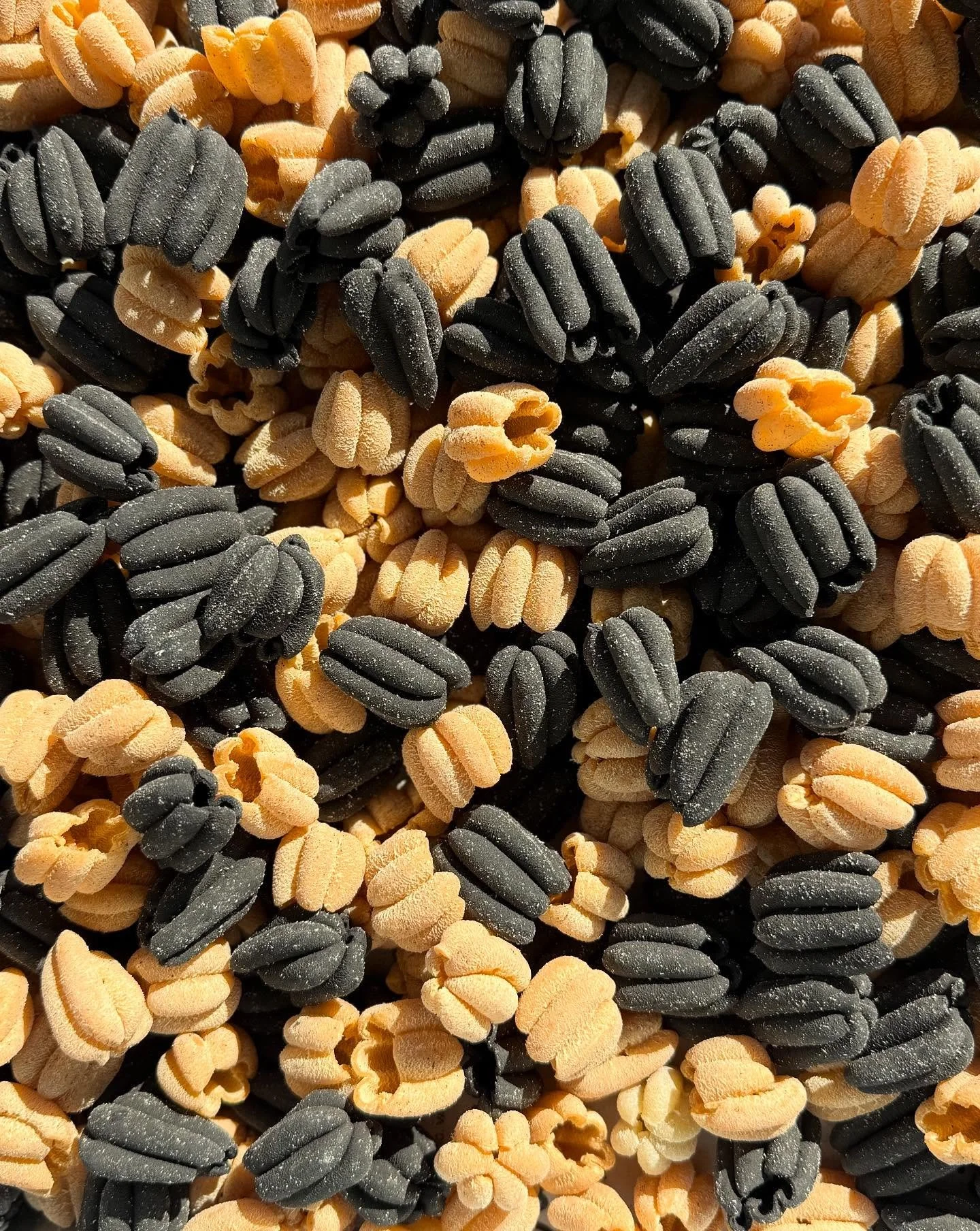 Spooky pasta 👻 come and get it!! Enjoy it on its own, or as part of our meal deal (1lb. pasta, 1 sauce, 1 loaf of sourdough)!!

#freshpasta #shoplocal #shopsmall #smallbatch #lynchburgva #noodsareforsharing #scratch #pasta #brassdie