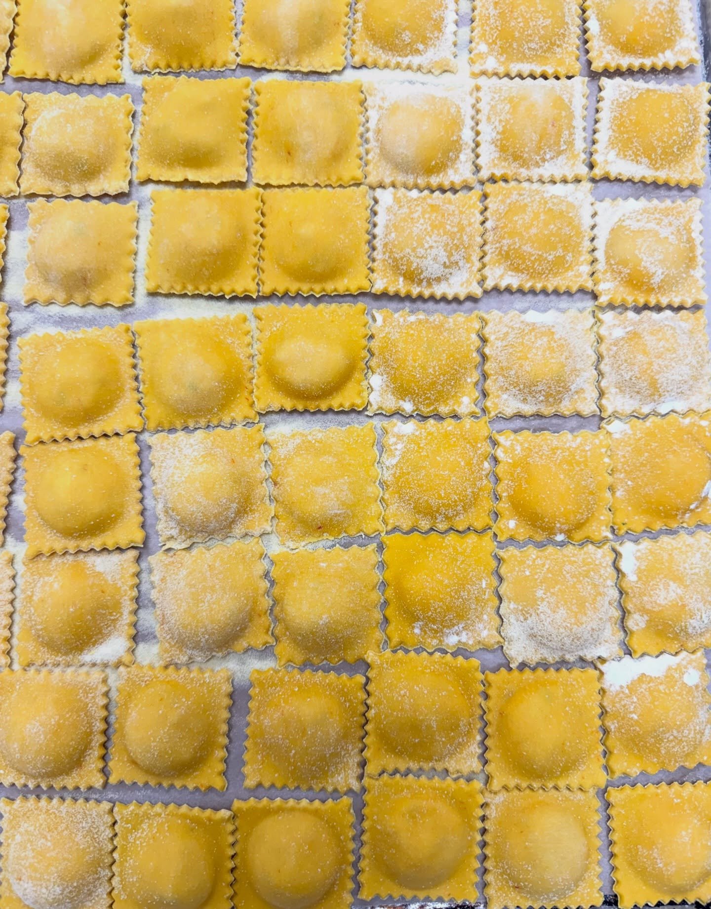 LAST DAY to order your Valentine&rsquo;s dinner!! Head over to our website to secure your meal before it&rsquo;s too late! These shrimp &amp; scallop raviolis are ready for ya ✨