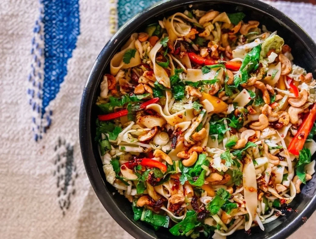 The sun is out and warmer days are ahead - start the weekend off right with a delicious meal tonight&hellip; meet the Summer Noodle Salad with Soy-Ginger Dressing. Find the recipe on our website, grab your pappardelle from the shop and get to making!