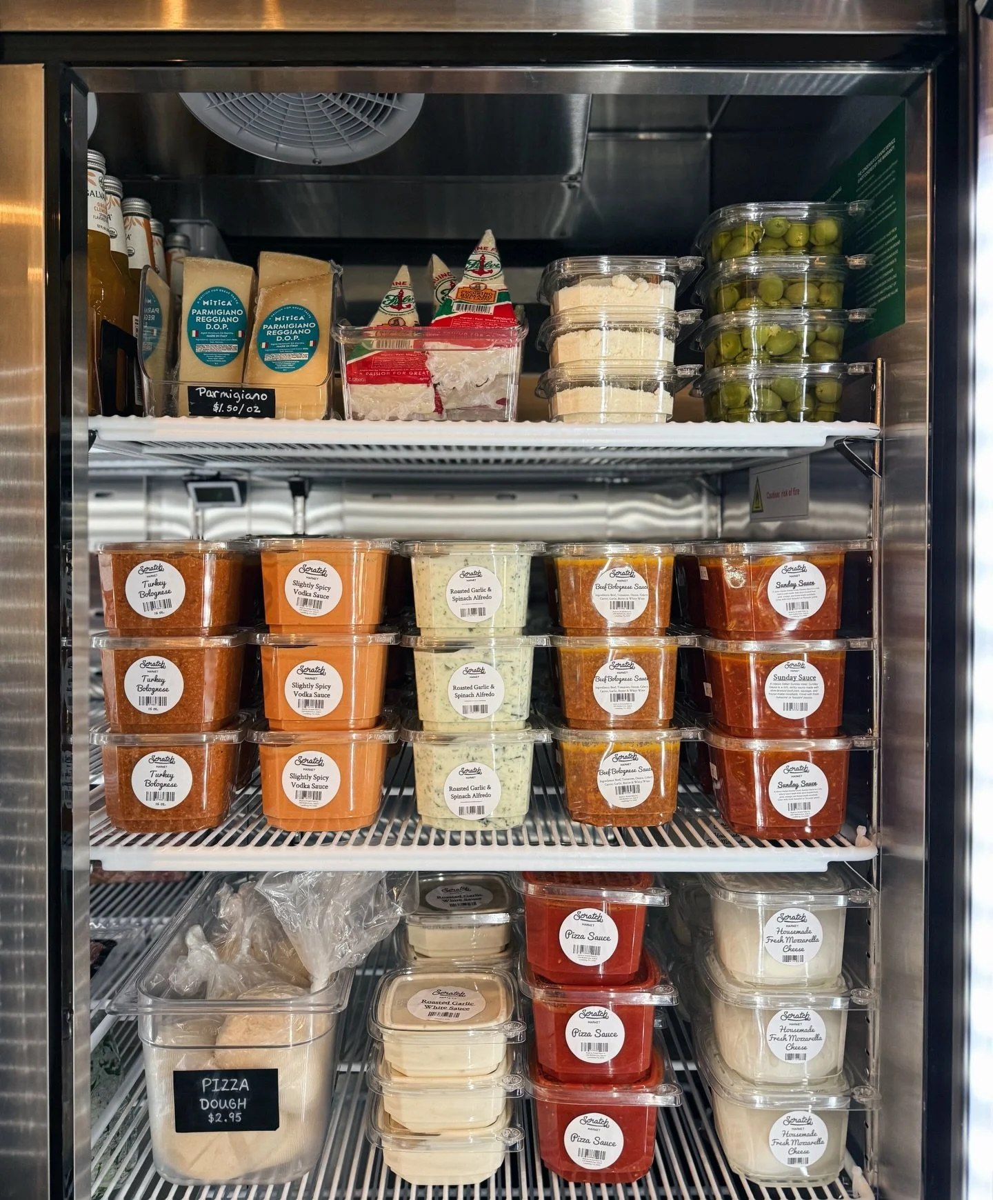 While you&rsquo;re here grabbing fresh pasta, you might as well grab a delicious house-made sauce to complete the perfect dish! We rotate flavors and sauces so you&rsquo;re always trying something new, or something seasonal like our Roasted Garlic &a