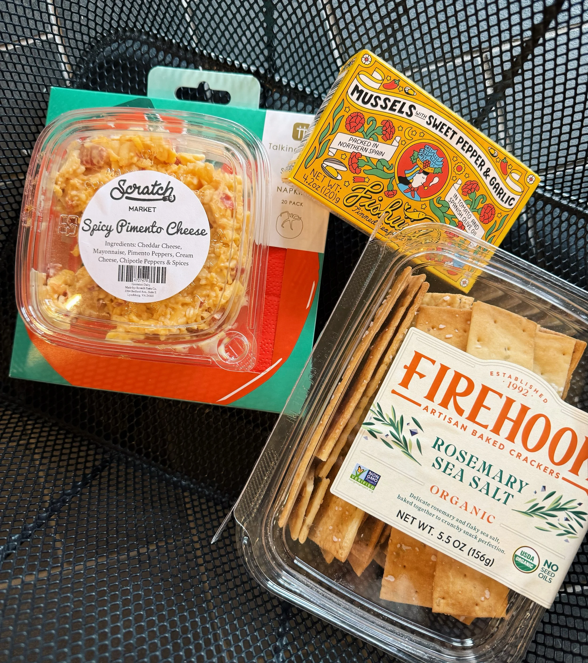 We take snacking seriously around here ~
Come find all of our favorites in the shop! Crackers, house-made dips, tinned fish &amp; so much more!