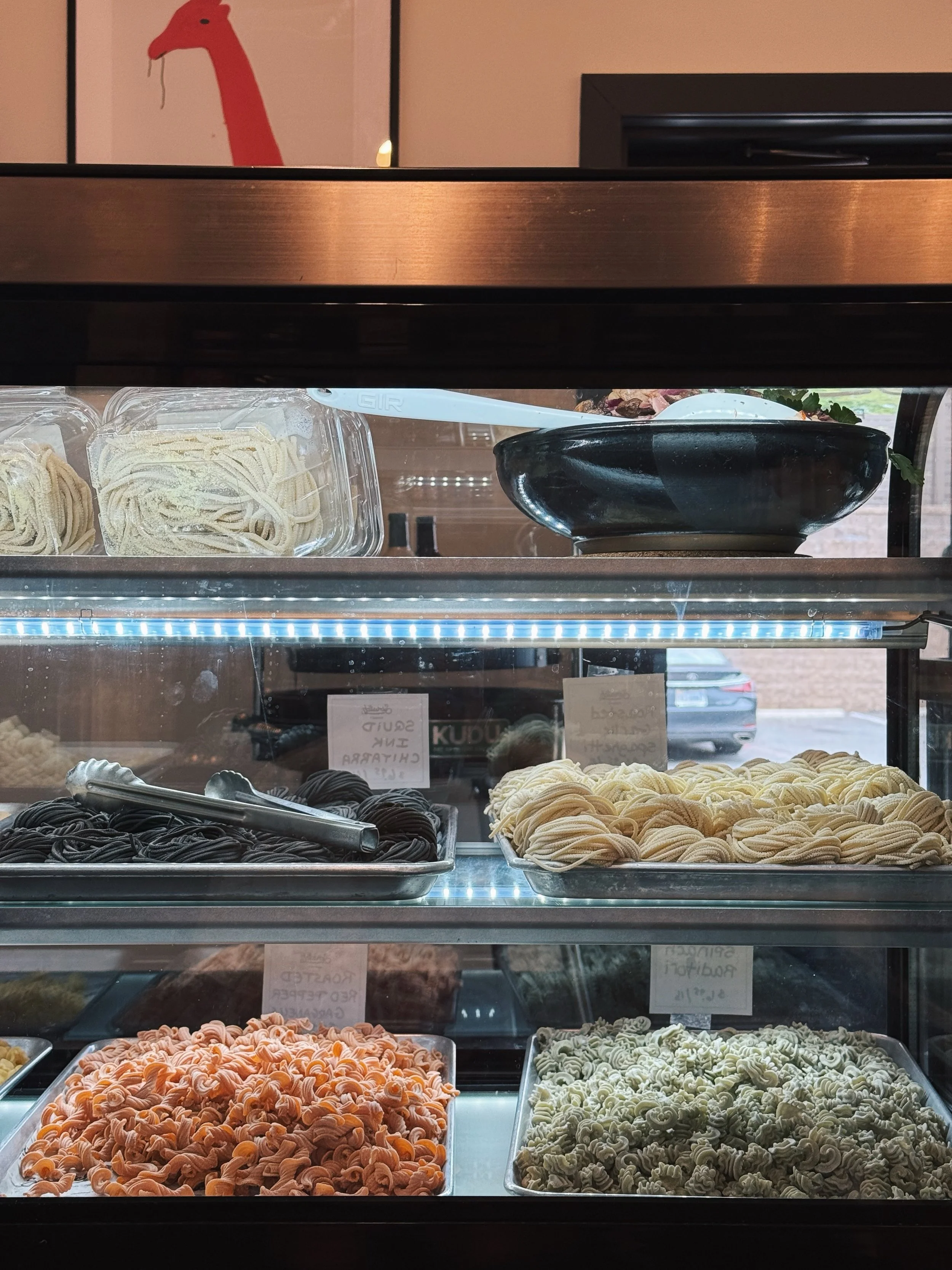 Come pop by this week to make your dinner extra special with some fresh pasta. Rotating seasonal flavors, and a few staples you know and love!