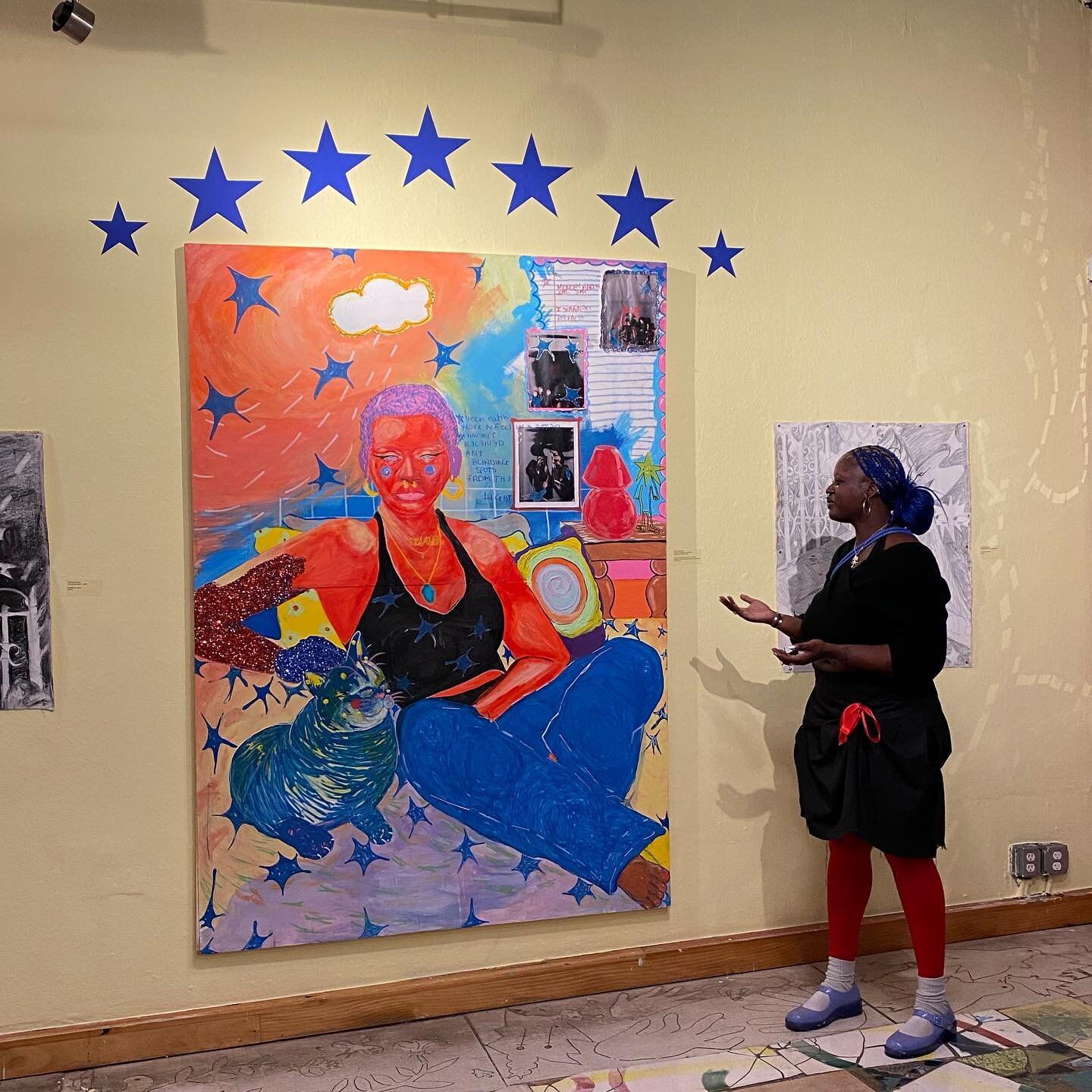 I had the honor of hearing Zeinab Diomande speak about the evolution of her practice, the intention behind the vibrant colors and tactile materials she uses, and how she gives her &quot;alter-egos&quot; freedom in her work. If you're Philly-based or 
