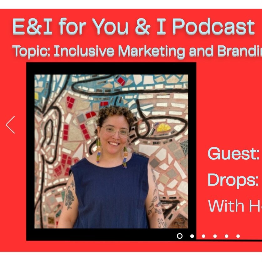 Special thank you to podcast host and @clarkuniversity student Manny Torto and @clarkentrepreneurship leader Teresa Quinn for the invitation to share in conversation discussing inclusive marketing and communication practices. 

&ldquo;Remaining inclu