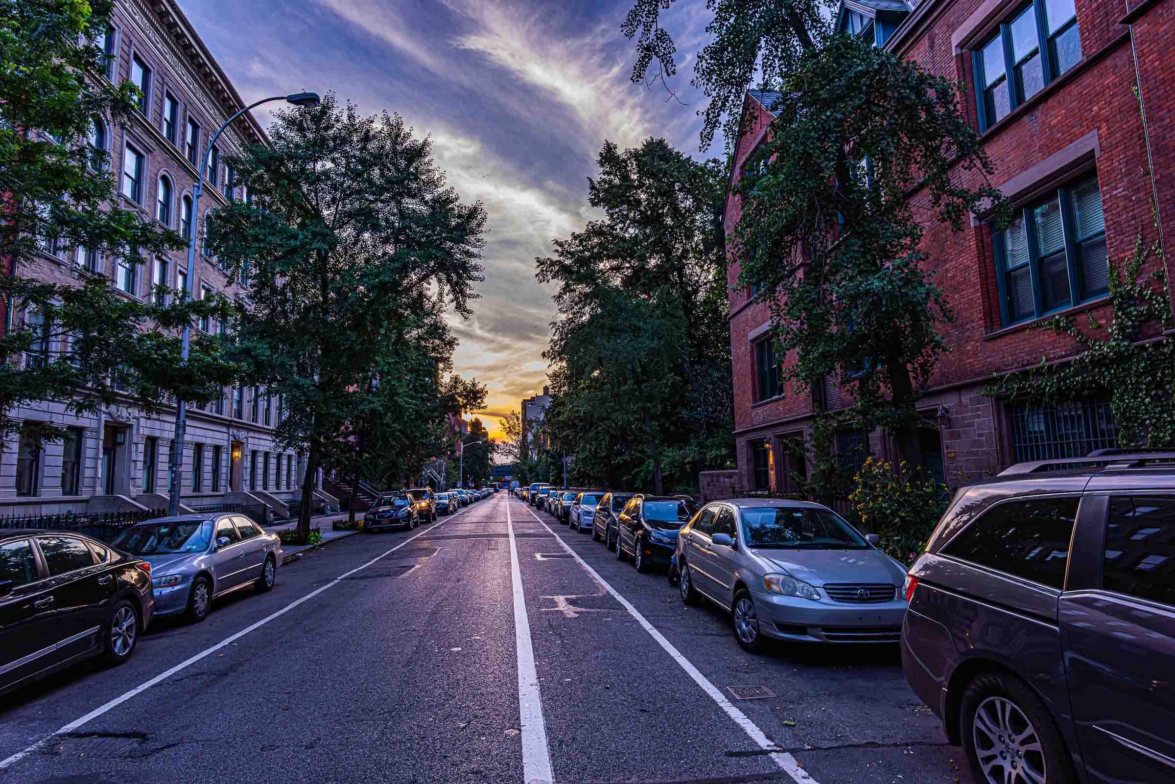 meatpacking district colorful street photo