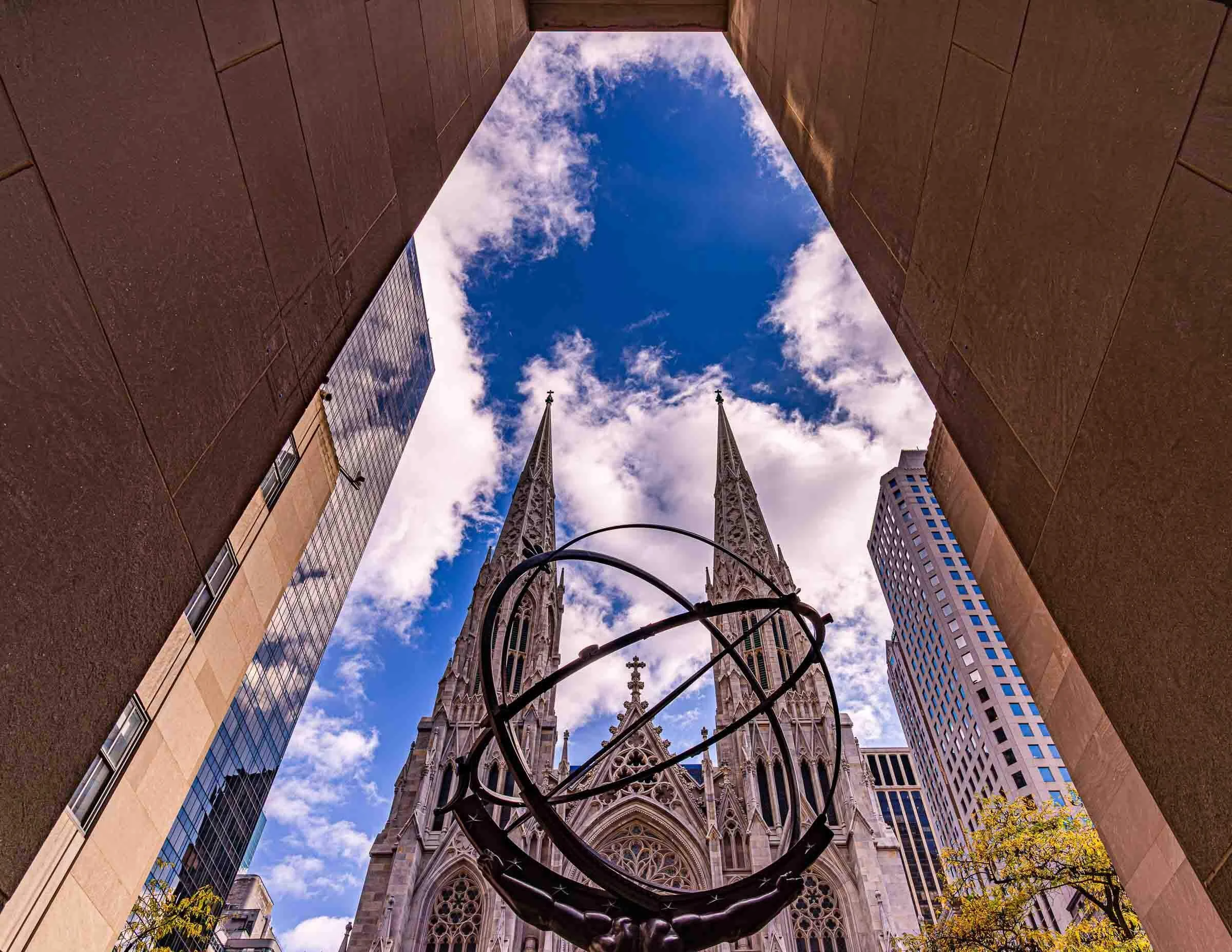 framed cathedral shot