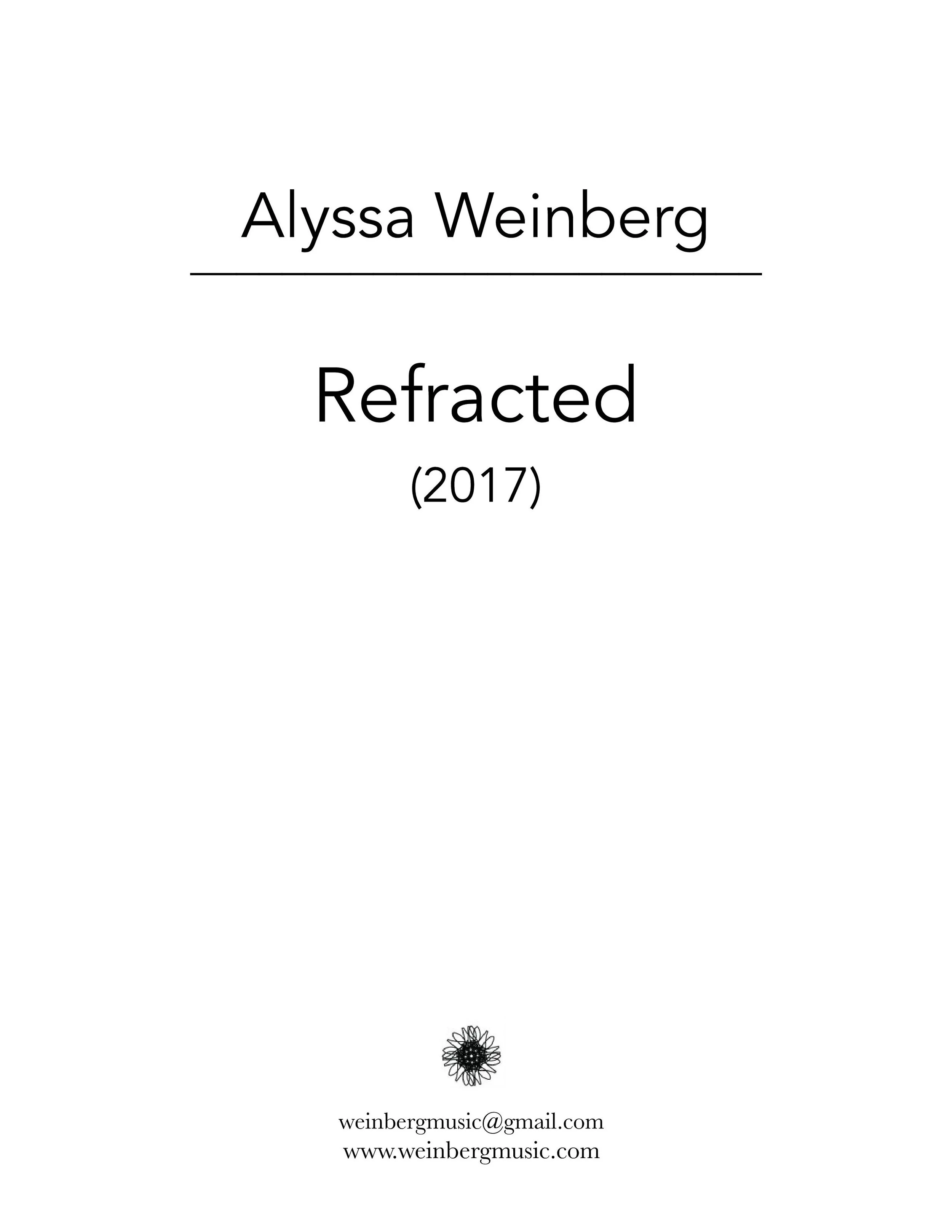 Refracted (digital copy)