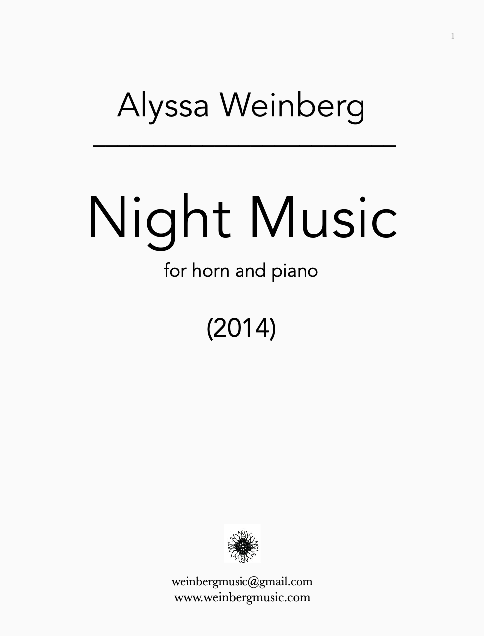 Night Music (digital download)
