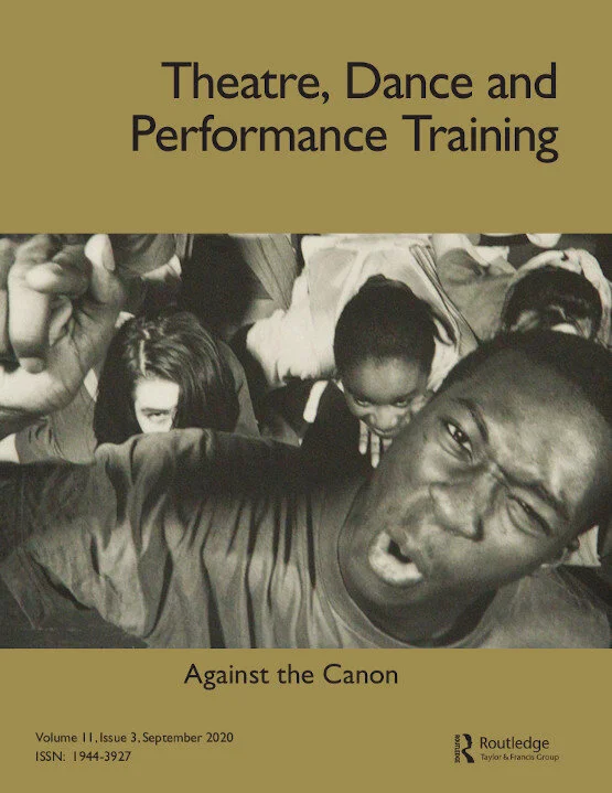New Article in 'Theatre, Dance and Performance Training Journal' | 23. June 2020.