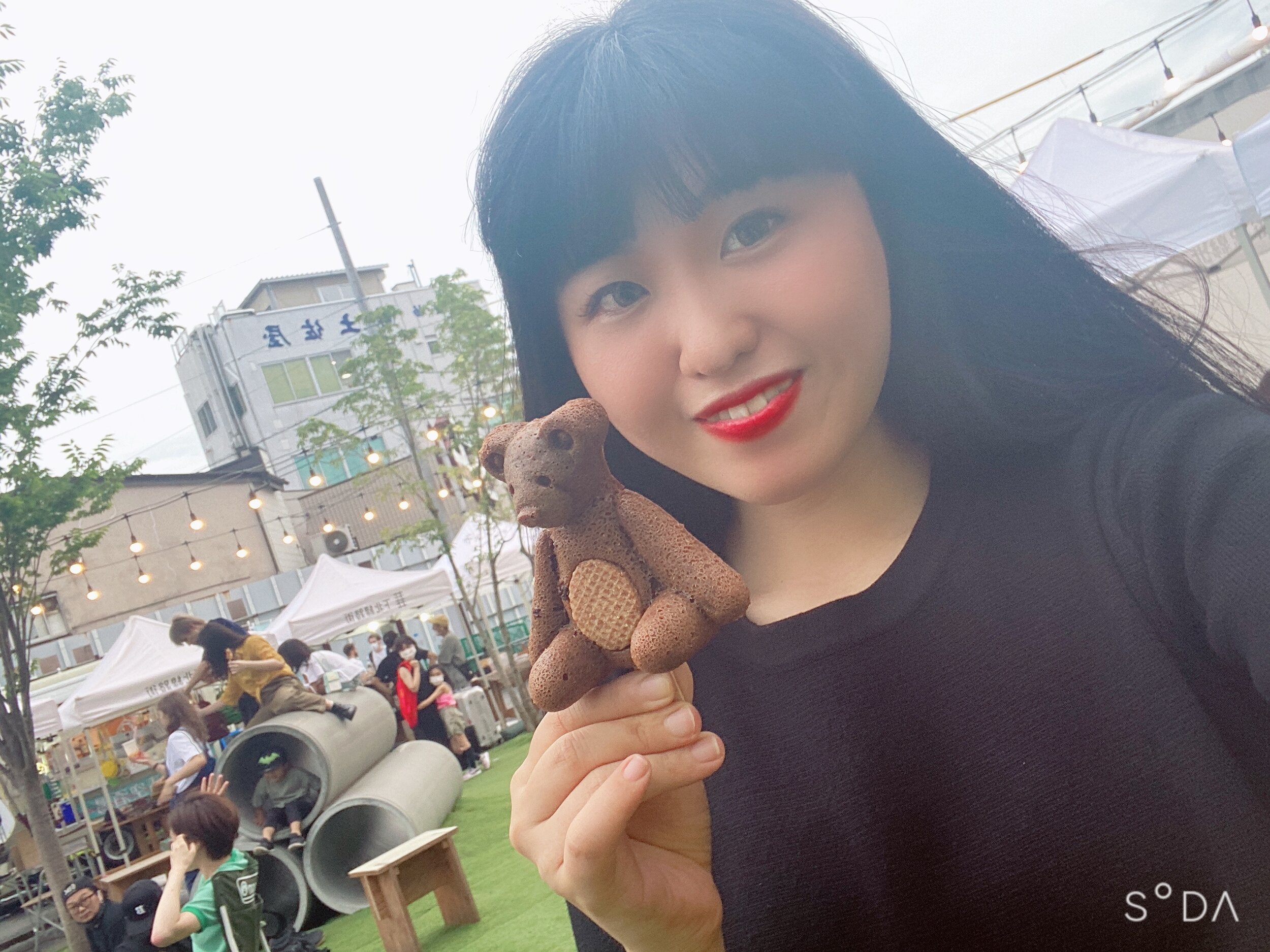 お仕事の帰りに遭遇！かなこ