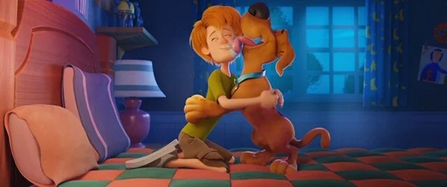 Young Shaggy and Scooby Doo in Scoob!