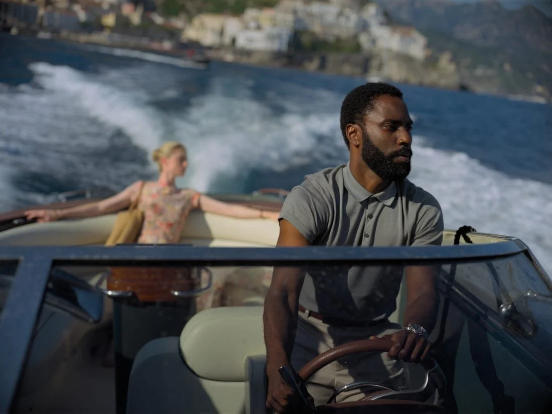 John David Washington and Elizabeth Debicki in Christopher Nolan’s new movie, Tenet.
