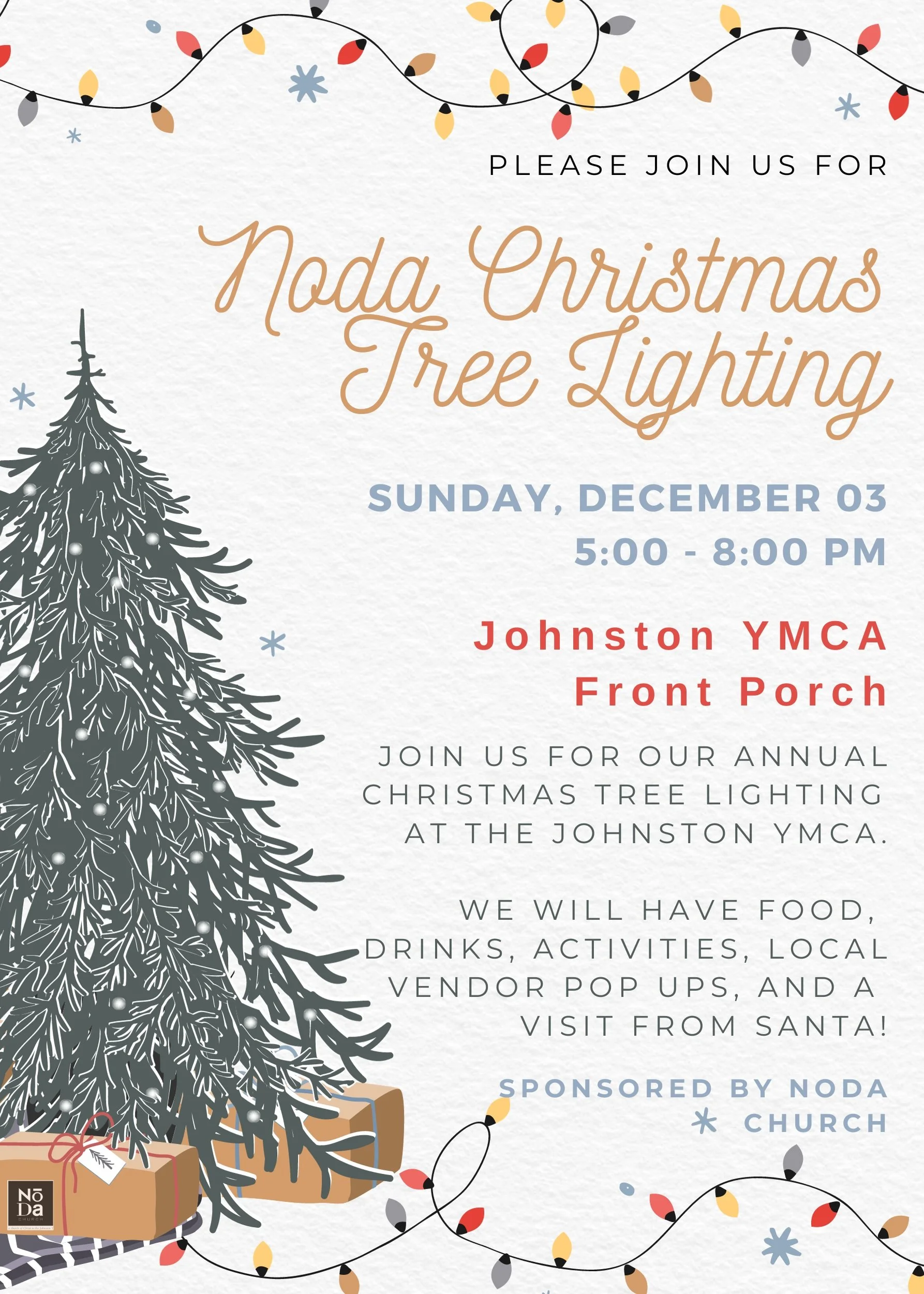 grow pop-up at NODA CHRISTMAS TREE LIGHTING